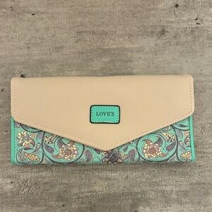 New Love's Paisley/Floral Women's Wallet